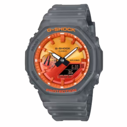 Casio G-shock GA-2100FLS-8A4 Resin Band Digital Analog Men Watch